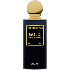 AUM More Precious Than Gold – Luxury Unisex Extrait de Parfum 80 ml | Cinnamon, Tobacco & Honey Niche Fragrance | Long-Lasting Opulent Scent for Night-Time Warmth