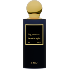 AUM My Precious – Luxury Unisex Extrait de Parfum 80 ml | Jasmine, Rose & Oud Niche Fragrance | Long-Lasting Seductive Scent for Velvet Evenings