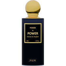AUM Power Is Power – Luxury Unisex Extrait de Parfum 80 ml | Bergamot, Black Pepper & Amber Niche Fragrance | Long-Lasting Commanding Scent for Autumn Elegance