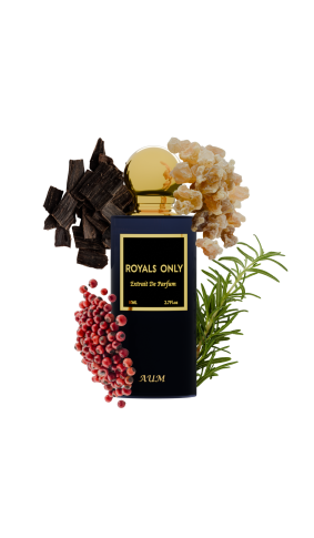 AUM Royals Only – Luxury Unisex Extrait de Parfum 80 ml | Davana, Pink Pepper & Oud Niche Fragrance | Long-Lasting Regal Scent for Winter Prestige