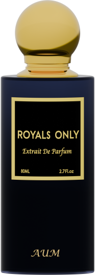 AUM Royals Only – Luxury Unisex Extrait de Parfum 80 ml | Davana, Pink Pepper & Oud Niche Fragrance | Long-Lasting Regal Scent for Winter Prestige