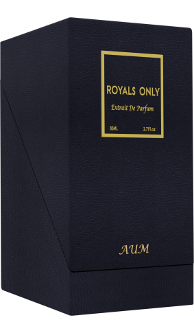 AUM Royals Only – Luxury Unisex Extrait de Parfum 80 ml | Davana, Pink Pepper & Oud Niche Fragrance | Long-Lasting Regal Scent for Winter Prestige