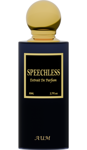 AUM Speechless – Luxury Unisex Extrait de Parfum 80 ml | Citrus, Jasmine & Sandalwood Niche Fragrance | Long-Lasting Elegant Scent for Spring & Summer