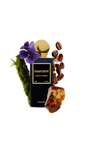 AUM Sugar Daddy – Luxury Unisex Extrait de Parfum 80 ml | Bergamot, Violet & Amber Niche Fragrance | Long-Lasting Sweet-Spicy Scent for Flirty Sophistication