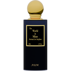 AUM The World Is Mine – Luxury Unisex Extrait de Parfum 80 ml | Cypriol, Guaiac & Spice Niche Fragrance | Long-Lasting Commanding Scent for Ambitious Souls